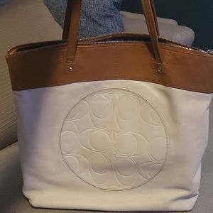 COACH leather totebag
